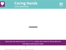 Tablet Screenshot of caringhandsuk.org.uk